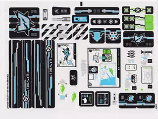 LEGO Ultra Agents  STICKERBOGEN 70165 Ultra-Agenten-Hauptquartier