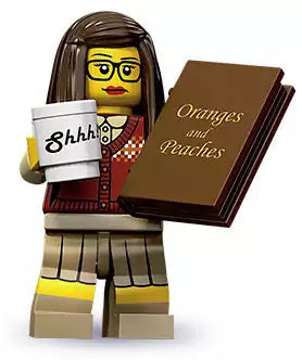 LEGO Minifiguren Serie 10  71001-10 Bibliothekarin