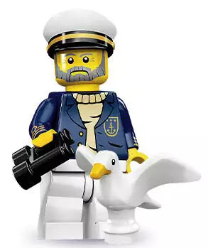 LEGO Minifiguren Serie 10  71001-11 Kapitän