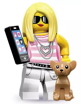 LEGO Minifiguren Serie 10  71001-14 Trendsetterin
