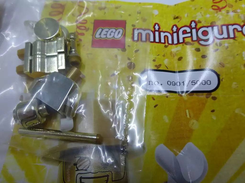 LEGO Minifiguren Serie 10  71001-17 Mister Gold Seriennummer 0901