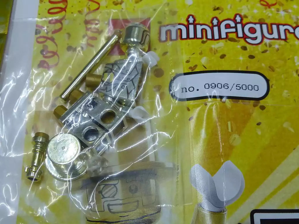 LEGO Minifiguren Serie 10  71001-17 Mister Gold Seriennummer 0906