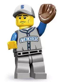 LEGO Minifiguren Serie 10  71001-09 Baseball Feldspieler