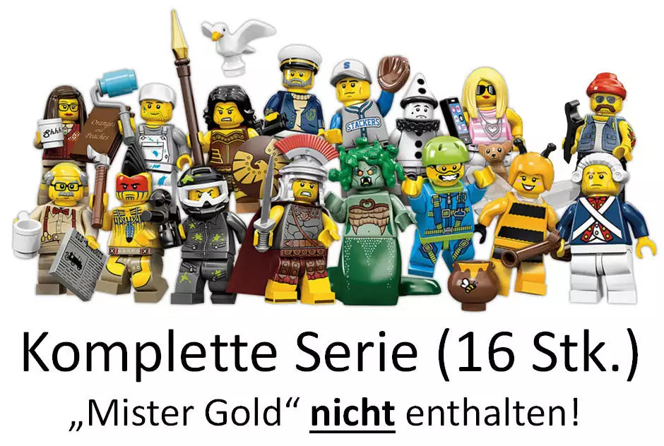 LEGO Minifiguren Serie 10  71001 Alle 16 Minifiguren