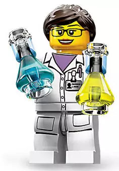 LEGO Minifiguren Serie 11 71002-01 Wissenschaftlerin