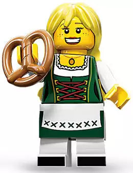 LEGO Minifiguren Serie 11 71002-08 Dirndl-Trägerin