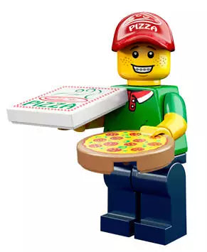 LEGO Minifiguren Serie 12 71007-11 Pizza Lieferant