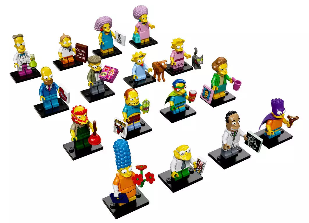 LEGO Simpsons Serie 2 Minifiguren 71009 Alle 16 Minifiguren