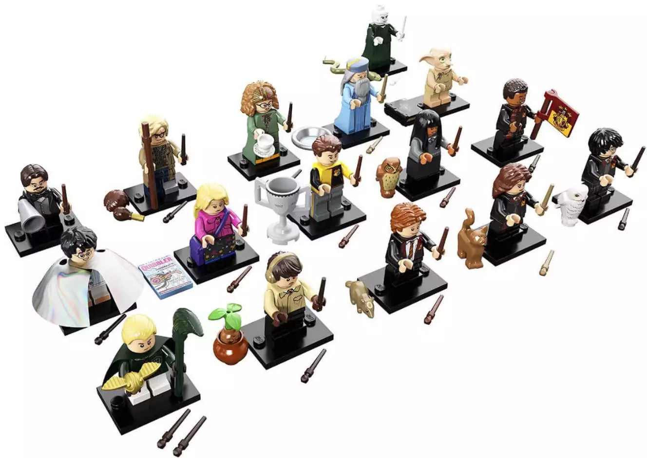 Inhalt: LEGO Harry Potter and Fantastic Beasts Serie 1 Minifiguren 71022 alle 16 Harry Potter Minifiguren