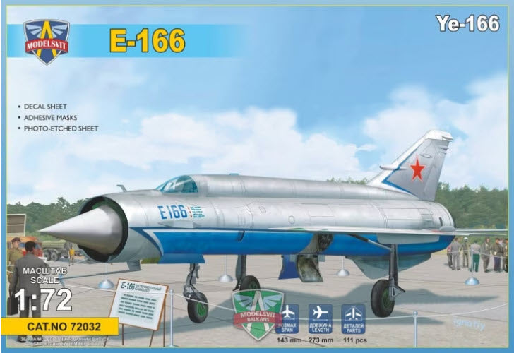 ModelSvit 72032 Ye-166 Heavy experimental interceptor, 1:72
