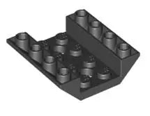 LEGO Schrägsteine 72454 Wanne 4x4 mit 2 Löchern, schwarz