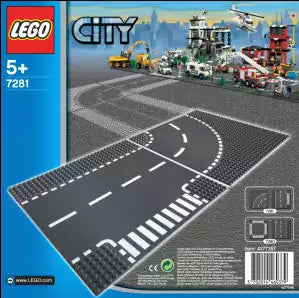 LEGO City 7281 Kurve / T-Kreuzung