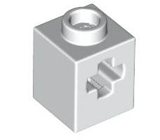 LEGO Steine 92947 Stein 1x1 mit Achsloch, weiß