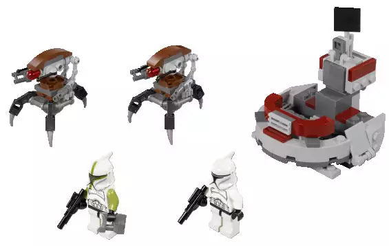 LEGO Star Wars 75000 Clone Trooper vs. Droidekas