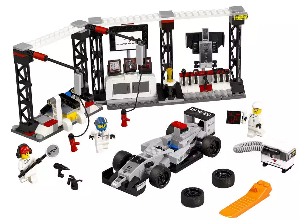 LEGO Speed Champions 75911 McLaren Mercedes Boxenstopp, Inhalt