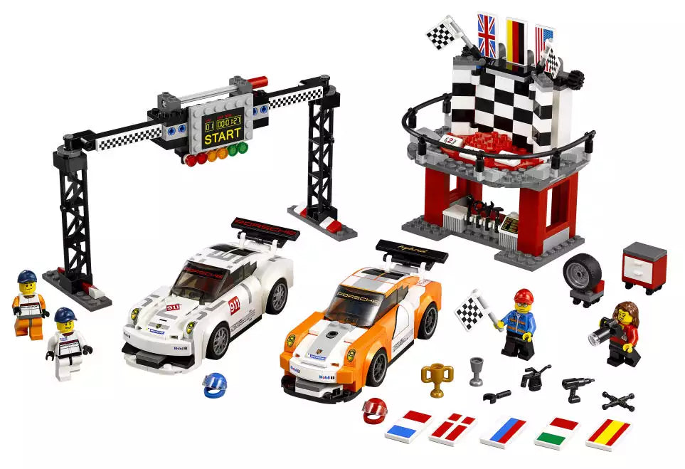 LEGO Speed Champions 75912 Porsche 911 GT Ziellinie, Inhalt