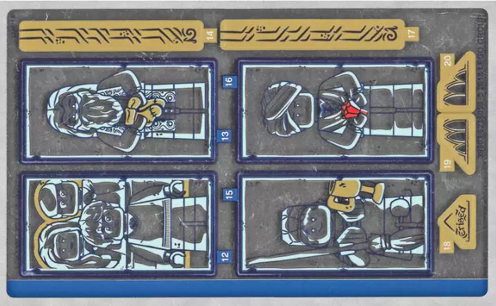 LEGO Harry Potter  STICKERBOGEN Nr.2 75954 Die große Halle von Hogwarts
