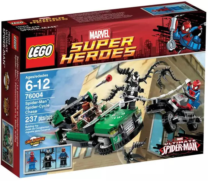 LEGO Super Heroes 76004 Jagd im Spider-Cycle
