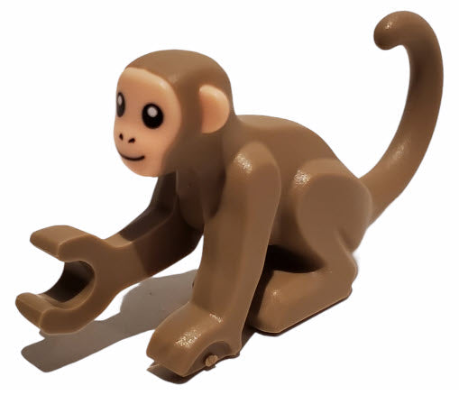 LEGO Tiere 77864pb01 Affe, dunkelbeige