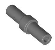 LEGO Stange 78258 Stab 2L mit Stoppring, dunkelgrau