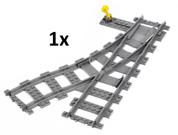 LEGO Eisenbahn 53404 Weiche rechts, incl. Stellhebel