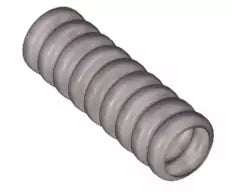 LEGO Technic 78c03 Schlauch geriffelt 3L (7x24 mm), mattsilber