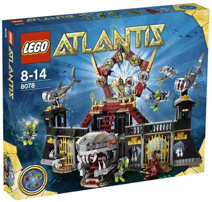 LEGO Atlantis 8078 Große Haifestung