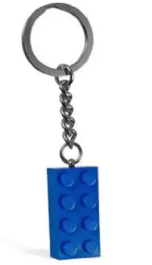 LEGO Classic 850152 Schlüsselanhänger Stein 2x4, blau