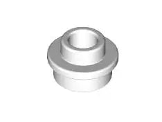 LEGO Platten 85861 Platte rund 1x1 mit Loch, weiß
