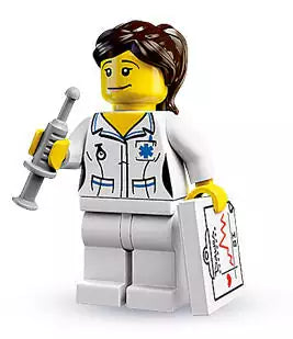 LEGO Minifiguren Serie 1  8683-07 Krankenschwester