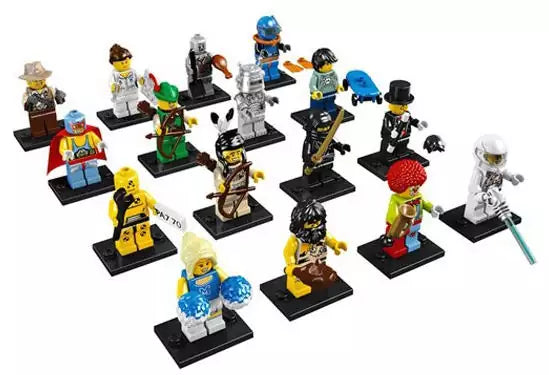 LEGO Minifiguren Serie 1  8683 Alle 16 Minifiguren