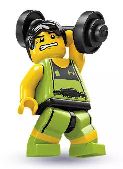 LEGO Minifiguren Serie 2  8684-14 Gewichtheber