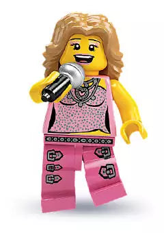 LEGO Minifiguren Serie 2  8684-07 Popstar