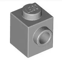 LEGO Sondersteine 87087 Stein 1x1 mit Noppe an einer Seite, hellgrau
