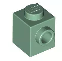 LEGO Sondersteine 87087 Stein 1x1 mit Noppe an einer Seite, sandgrün