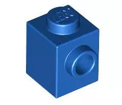 LEGO Sondersteine 87087 Stein 1x1 mit Noppe an einer Seite, blau