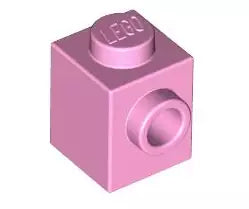 LEGO Sondersteine 87087 Stein 1x1 mit Noppe an einer Seite, knallpink