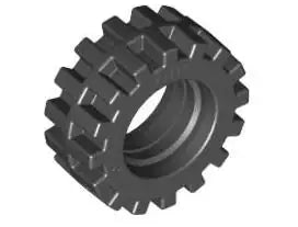 LEGO Räder und Reifen 87414 Reifen 15 x 6mm, schwarz