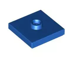 LEGO Fliesen 87580 Fliese 2x2 mit Noppe, blau