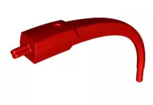 LEGO Tierzubehör 87846 Schwanzende groß, rot
