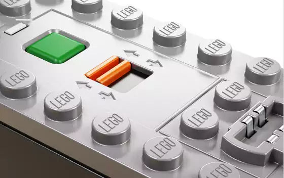 LEGO Power Functions 88000 AAA Batteriebox, Detailansicht