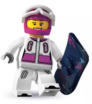 LEGO Minifiguren Serie 3  8803-09 Snowboarderin