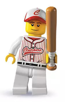 LEGO Minifiguren Serie 3  8803-13 Baseballspieler