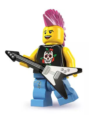 LEGO Minifiguren Serie 4  8804-09 Punker