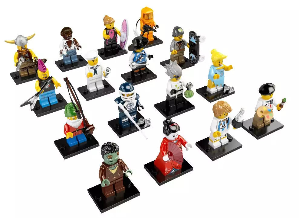 LEGO Minifiguren Serie 4  8804 Alle 16 Minifiguren