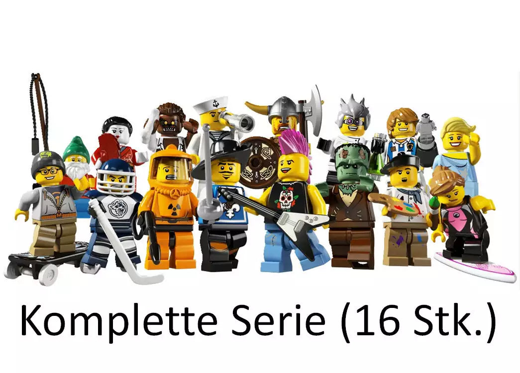 LEGO Minifiguren Serie 4  8804 Alle 16 Minifiguren