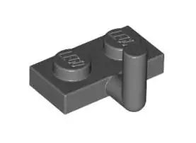 LEGO Sonderplatten 88072 Platte 1x2 mit Haken, dunkelgrau