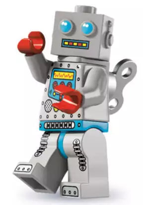 LEGO Minifiguren Serie 6 8827-12 Uhrwerkroboter