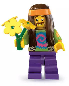 LEGO Minifiguren Serie 7 8831-08  Hippie