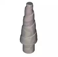 LEGO Tierzubehör 89522 Horn, mattsilber